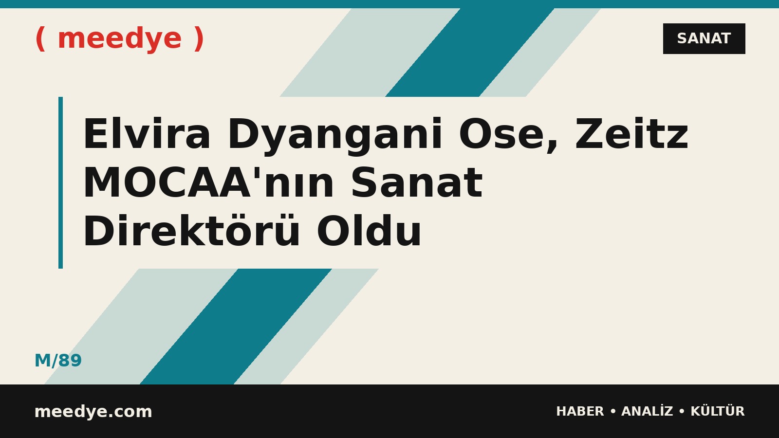 Elvira Dyangani Ose, Zeitz MOCAA'nın Sanat Direktörü Oldu — Meedye editoryal görseli