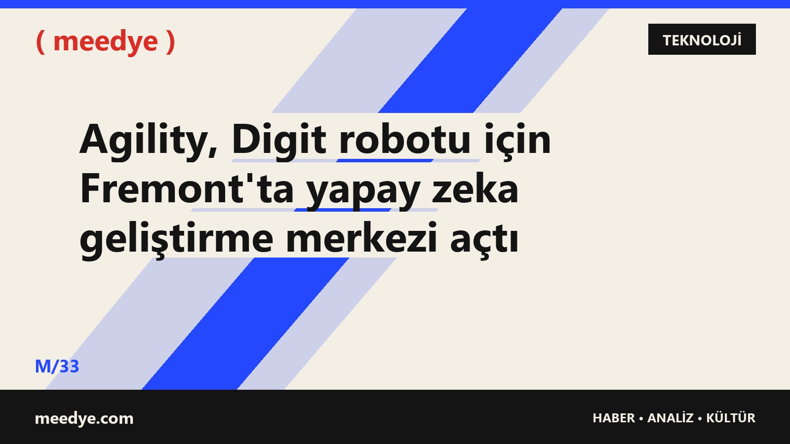 Agility, Digit robotu için Fremont'ta yapay zeka geliştirme merkezi açtı — Meedye editoryal görseli