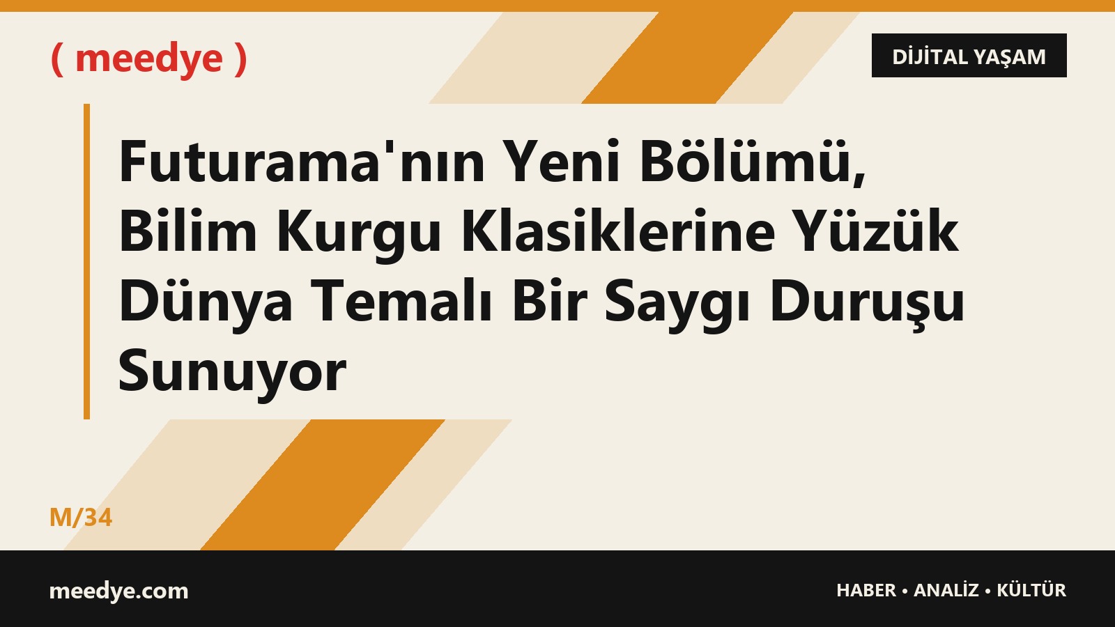 Futurama'nın Yeni Bölümü, Bilim Kurgu Klasiklerine Yüzük Dünya Temalı Bir Saygı Duruşu Sunuyor — Meedye editoryal görseli