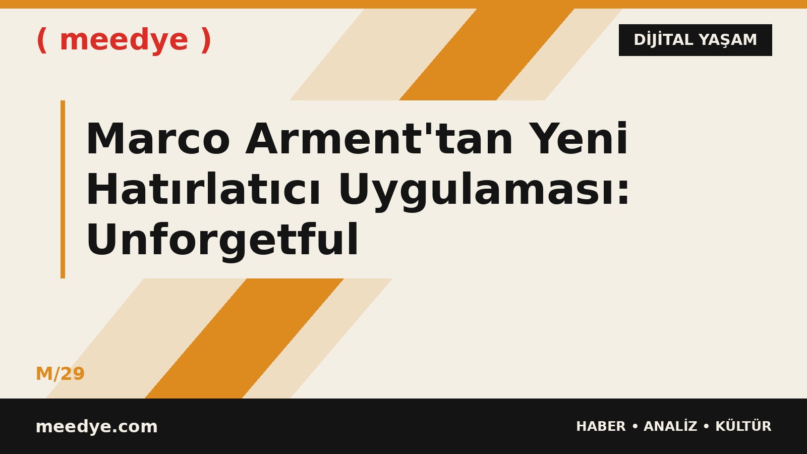 Marco Arment'tan Yeni Hatırlatıcı Uygulaması: Unforgetful — Meedye editoryal görseli