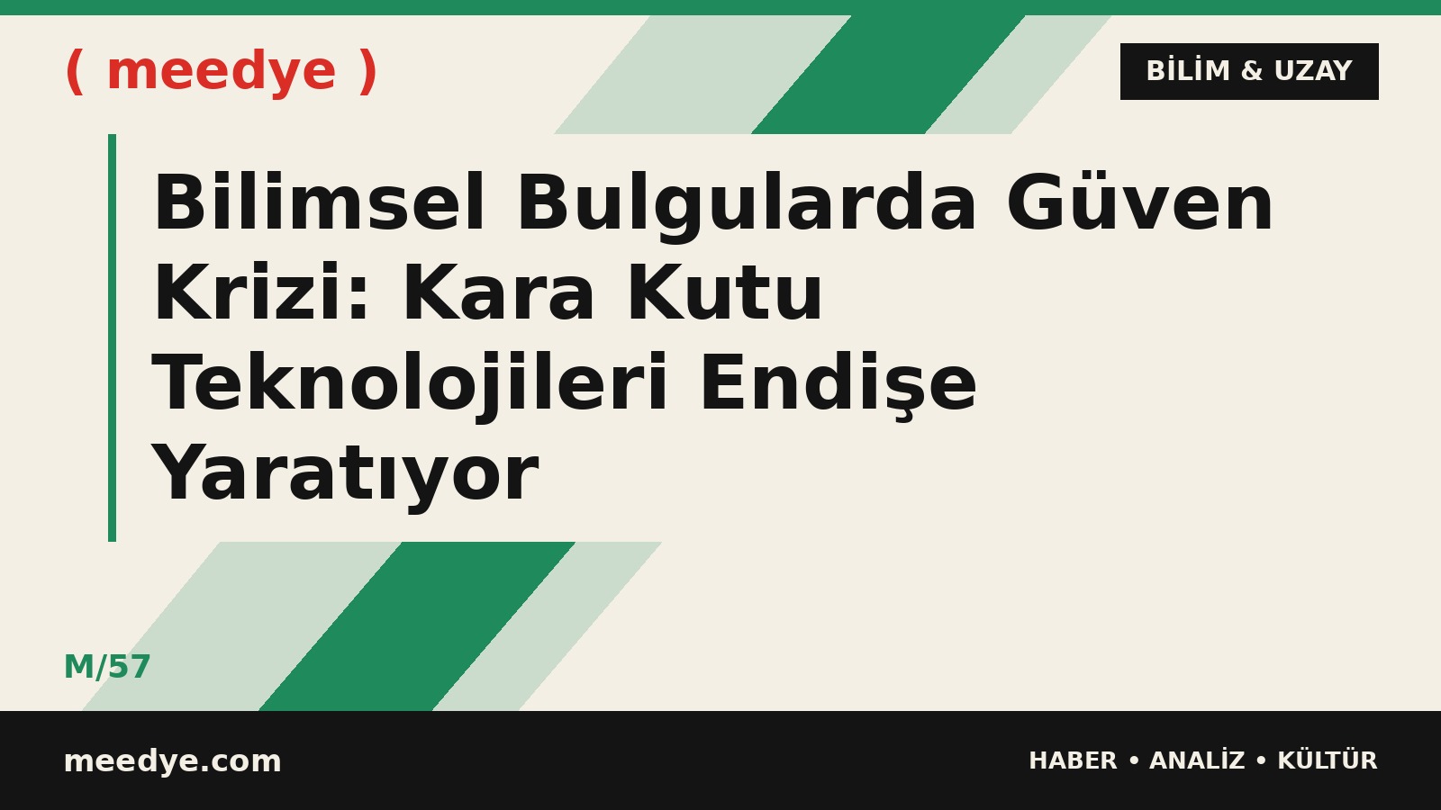 Bilimsel Bulgularda Güven Krizi: Kara Kutu Teknolojileri Endişe Yaratıyor — Meedye editoryal görseli