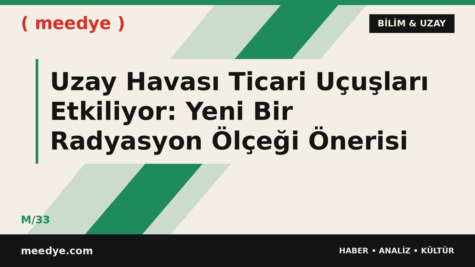 Uzay Havası Ticari Uçuşları Etkiliyor: Yeni Bir Radyasyon Ölçeği Önerisi — Meedye editoryal görseli