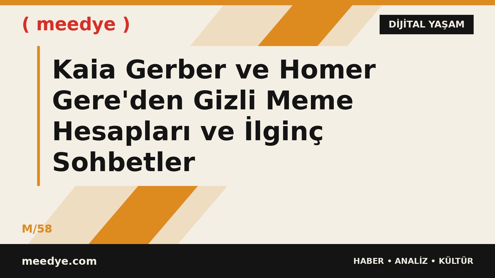 Kaia Gerber ve Homer Gere'den Gizli Meme Hesapları ve İlginç Sohbetler — Meedye editoryal görseli