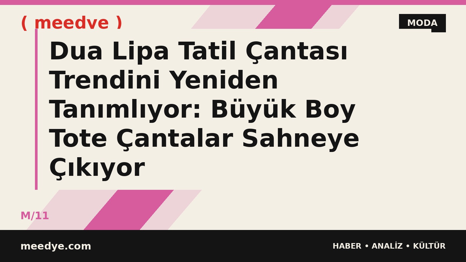 Dua Lipa Tatil Çantası Trendini Yeniden Tanımlıyor: Büyük Boy Tote Çantalar Sahneye Çıkıyor — Meedye editoryal görseli