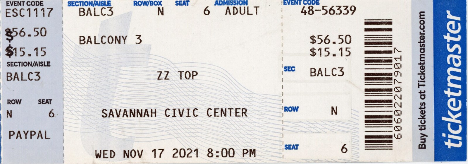 Arşiv fotoğrafı: Ticketmaster tarafından bir konser için düzenlenen basılı bilet.