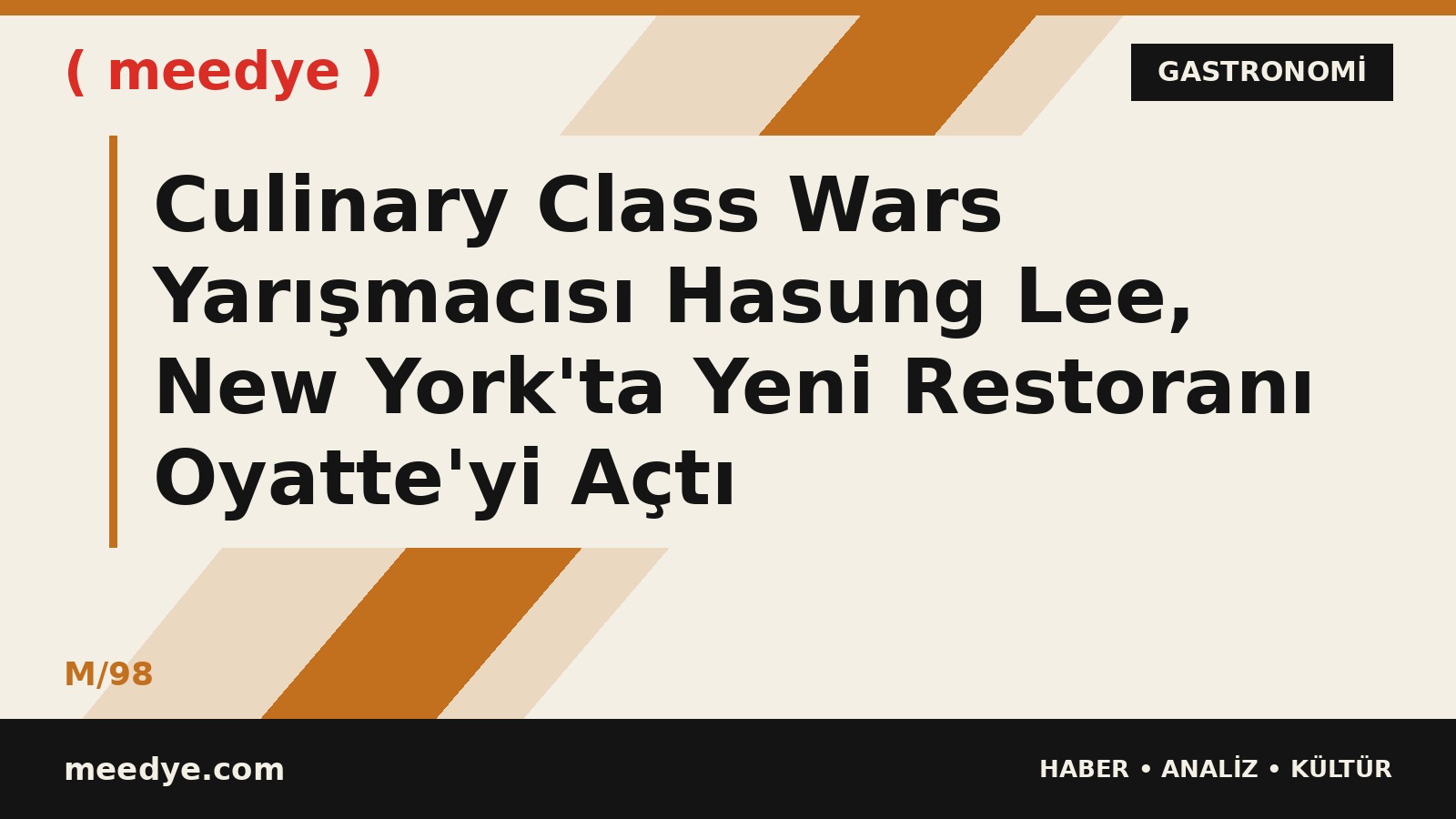 Culinary Class Wars Yarışmacısı Hasung Lee, New York'ta Yeni Restoranı Oyatte'yi Açtı — Meedye editoryal görseli