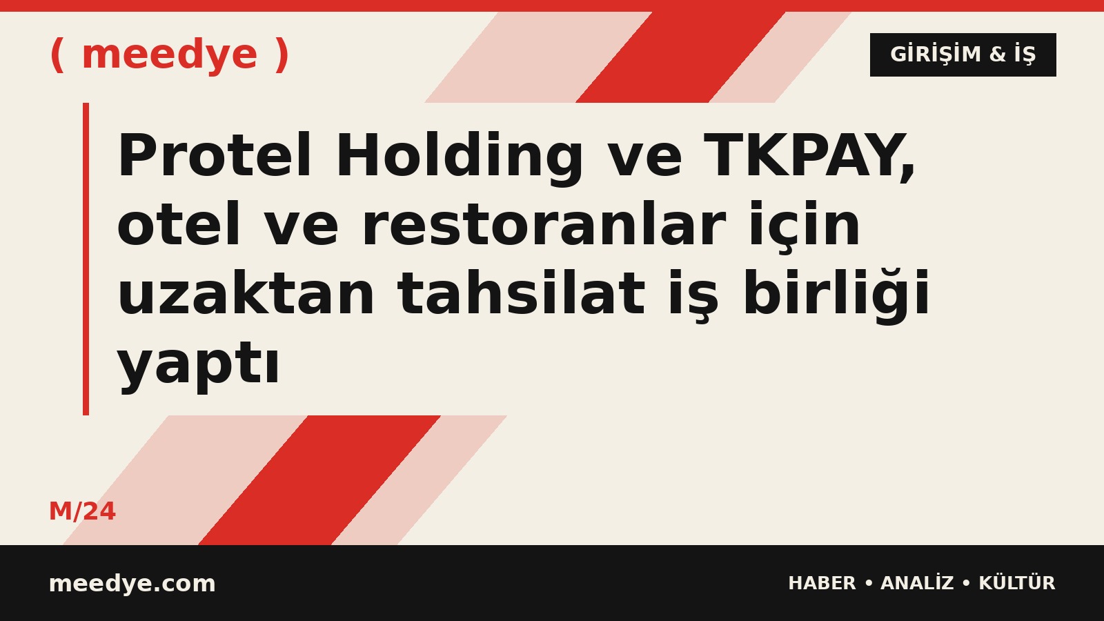 Protel Holding ve TKPAY, otel ve restoranlar için uzaktan tahsilat iş birliği yaptı — Meedye editoryal görseli