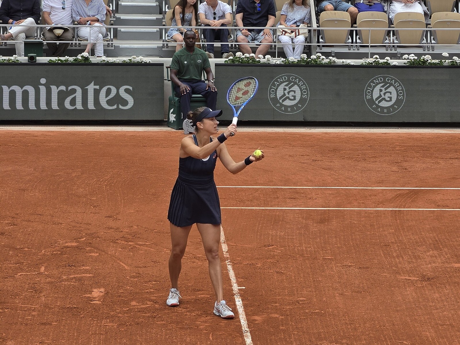 Arşiv fotoğrafı: 2026 Roland Garros'ta Elina Svitolina ve Belinda Bencic karşılaşması.