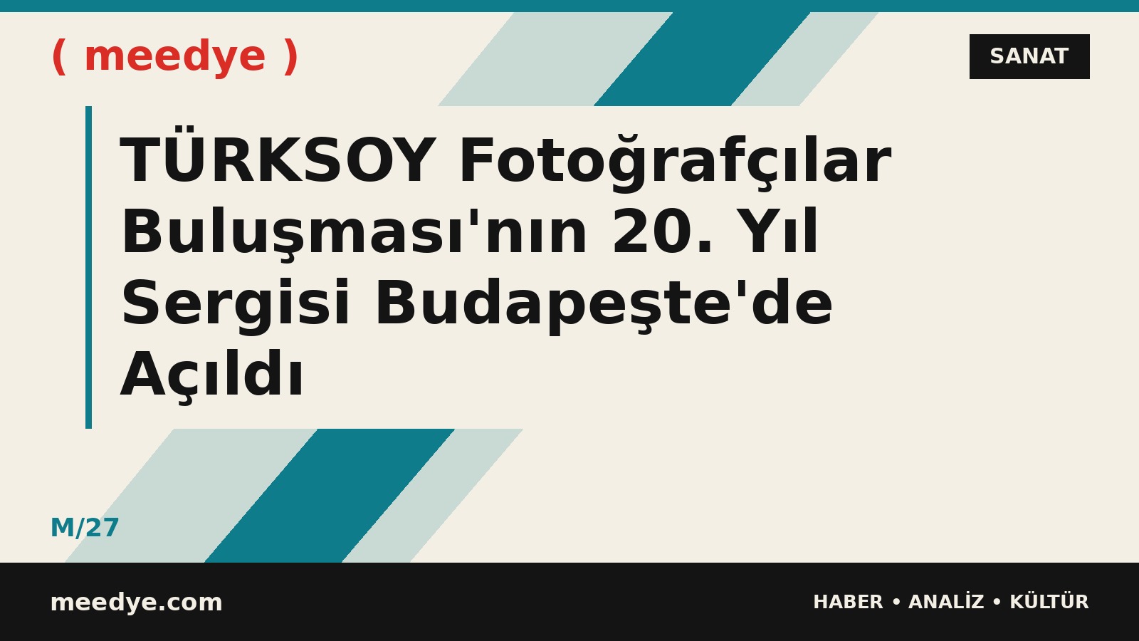 TÜRKSOY Fotoğrafçılar Buluşması'nın 20. Yıl Sergisi Budapeşte'de Açıldı — Meedye editoryal görseli