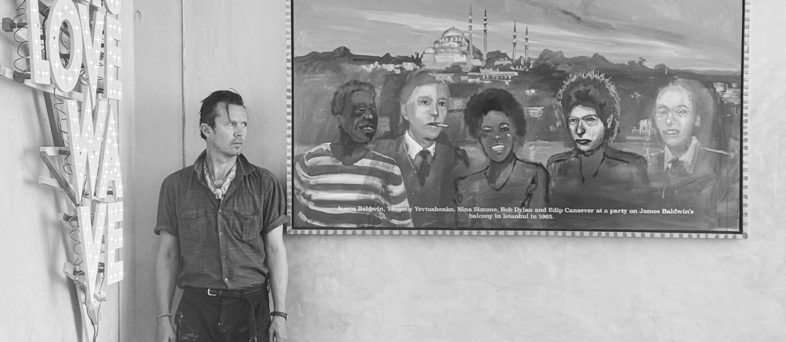 Robert Montgomery'nin James Baldwin ve Edip Cansever'e Odaklanan Sergisi Arnavutköy'de Açıldı — Meedye editoryal görseli