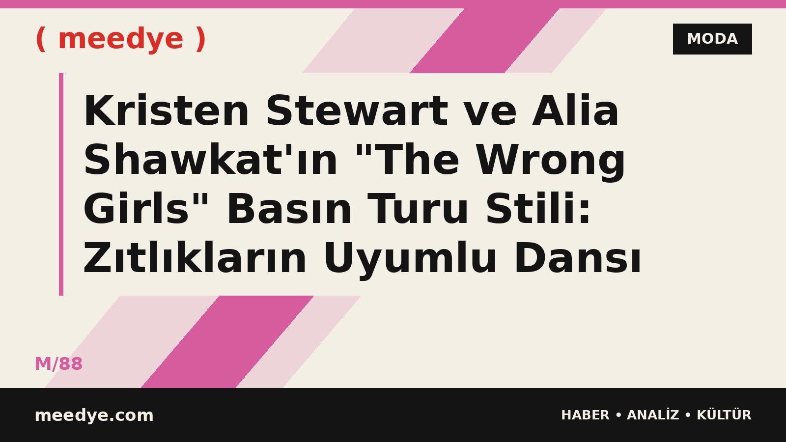 Kristen Stewart ve Alia Shawkat'ın "The Wrong Girls" Basın Turu Stili: Zıtlıkların Uyumlu Dansı — Meedye editoryal görseli