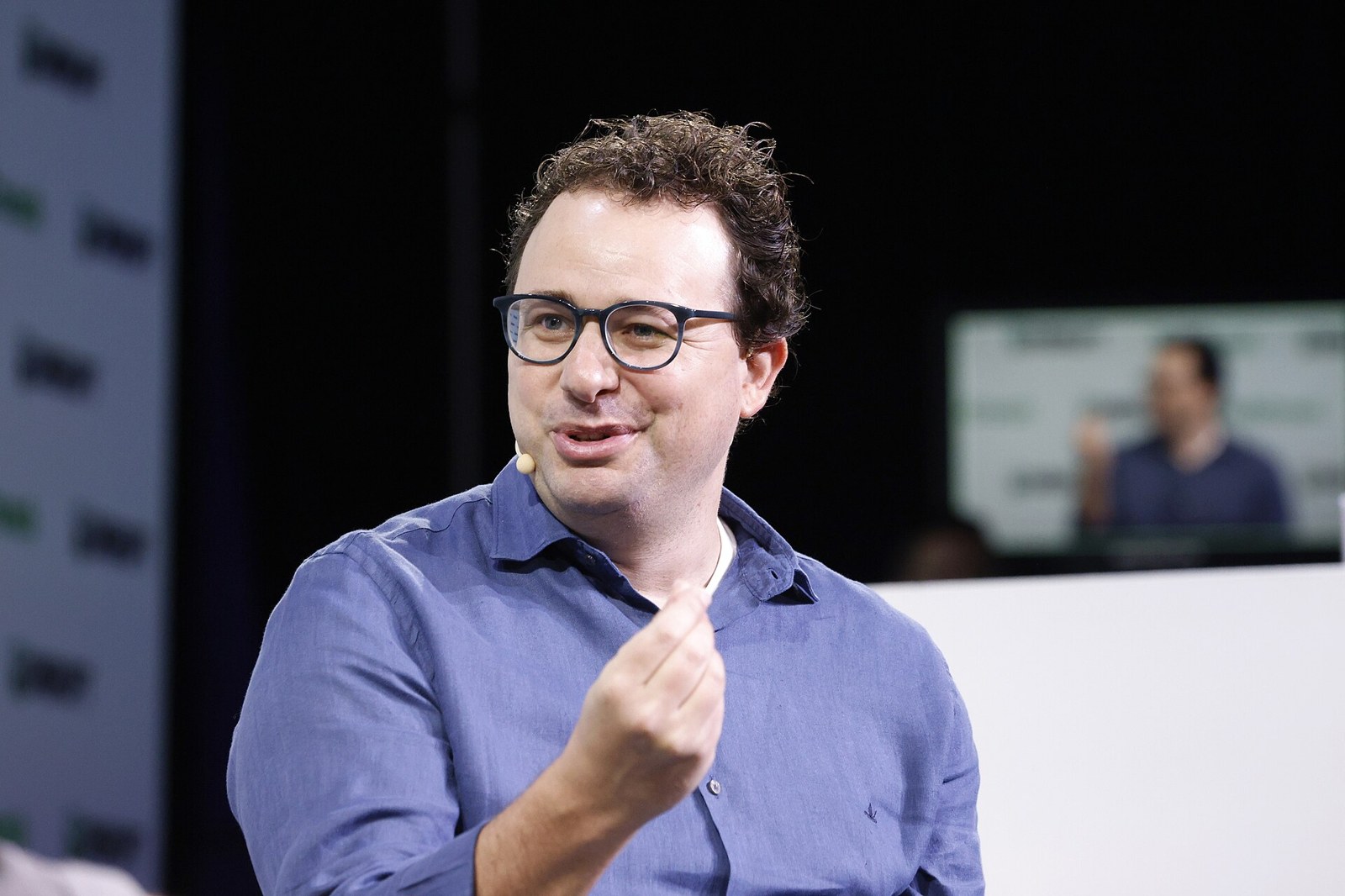 Arşiv fotoğrafı: Dario Amodei, TechCrunch Disrupt 2023 etkinliğinde.