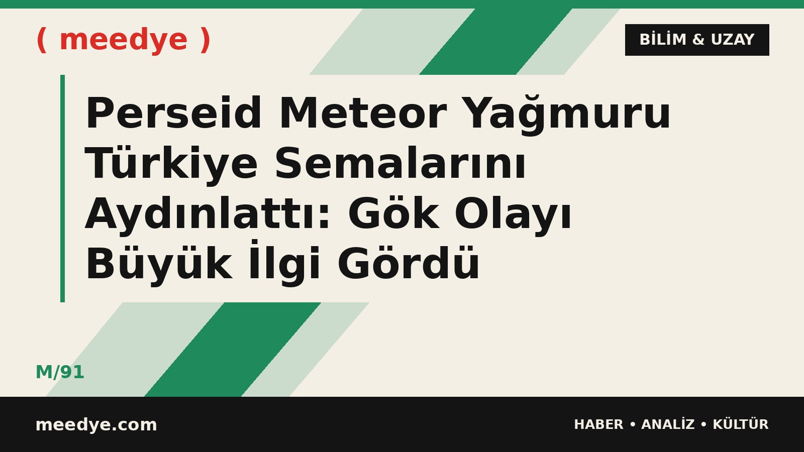 Perseid Meteor Yağmuru Türkiye Semalarını Aydınlattı: Gök Olayı Büyük İlgi Gördü — Meedye editoryal görseli