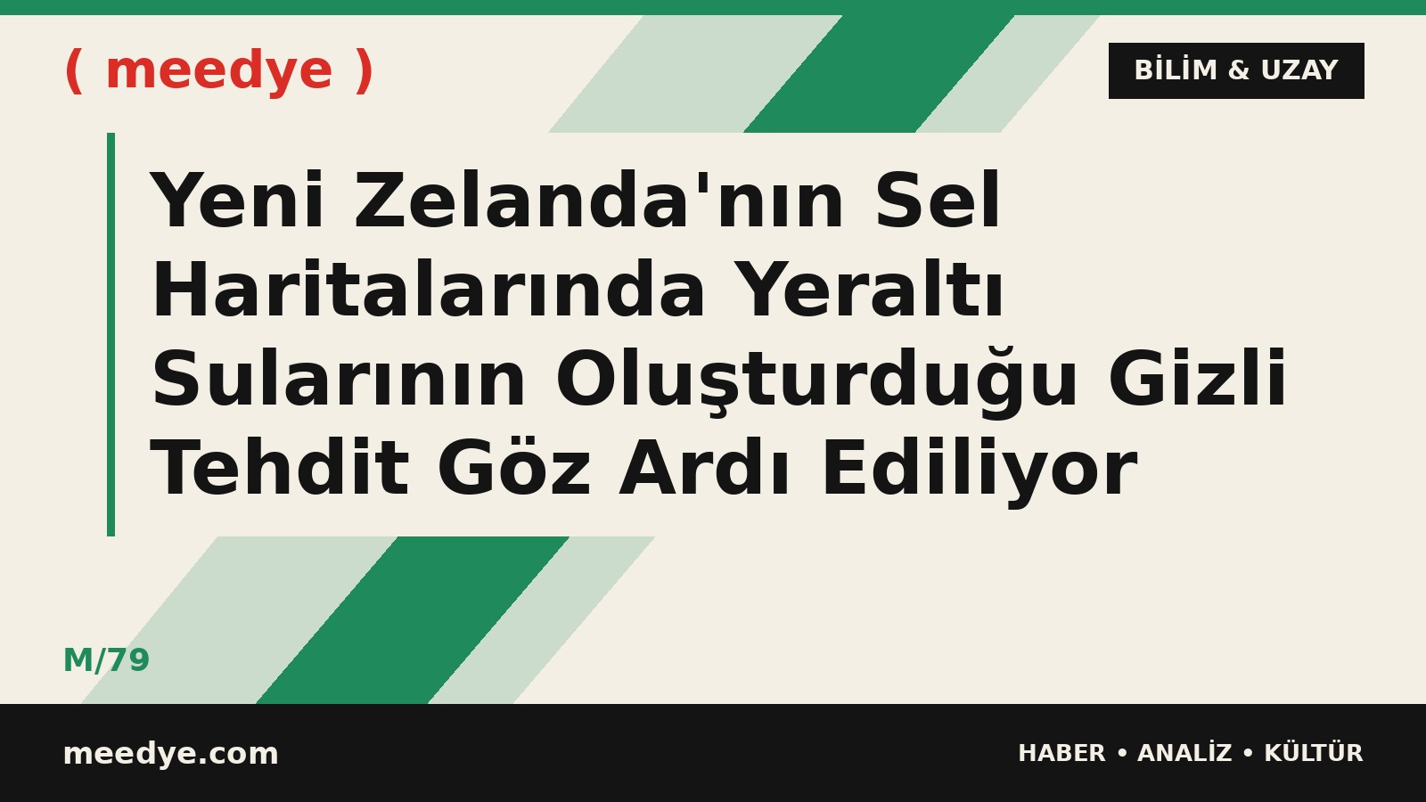 Yeni Zelanda'nın Sel Haritalarında Yeraltı Sularının Oluşturduğu Gizli Tehdit Göz Ardı Ediliyor — Meedye editoryal görseli