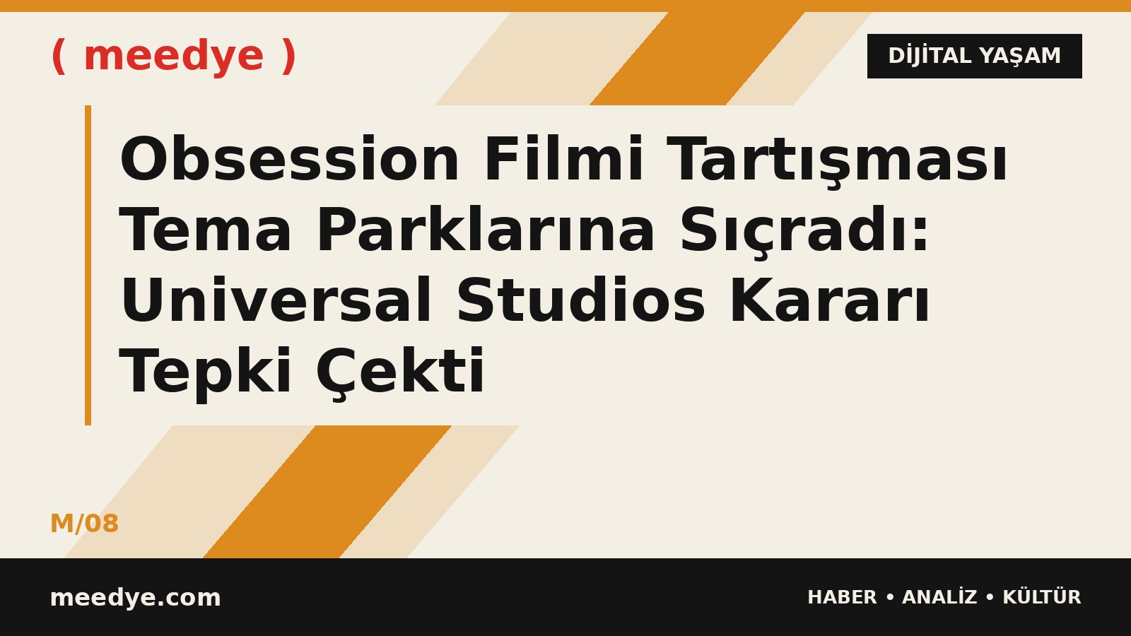 Obsession Filmi Tartışması Tema Parklarına Sıçradı: Universal Studios Kararı Tepki Çekti — Meedye editoryal görseli