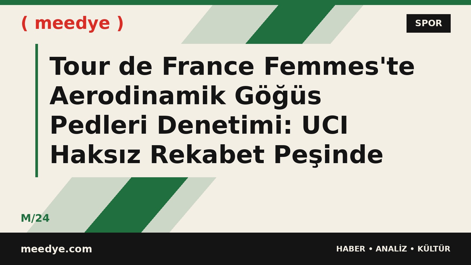 Tour de France Femmes'te Aerodinamik Göğüs Pedleri Denetimi: UCI Haksız Rekabet Peşinde — Meedye editoryal görseli