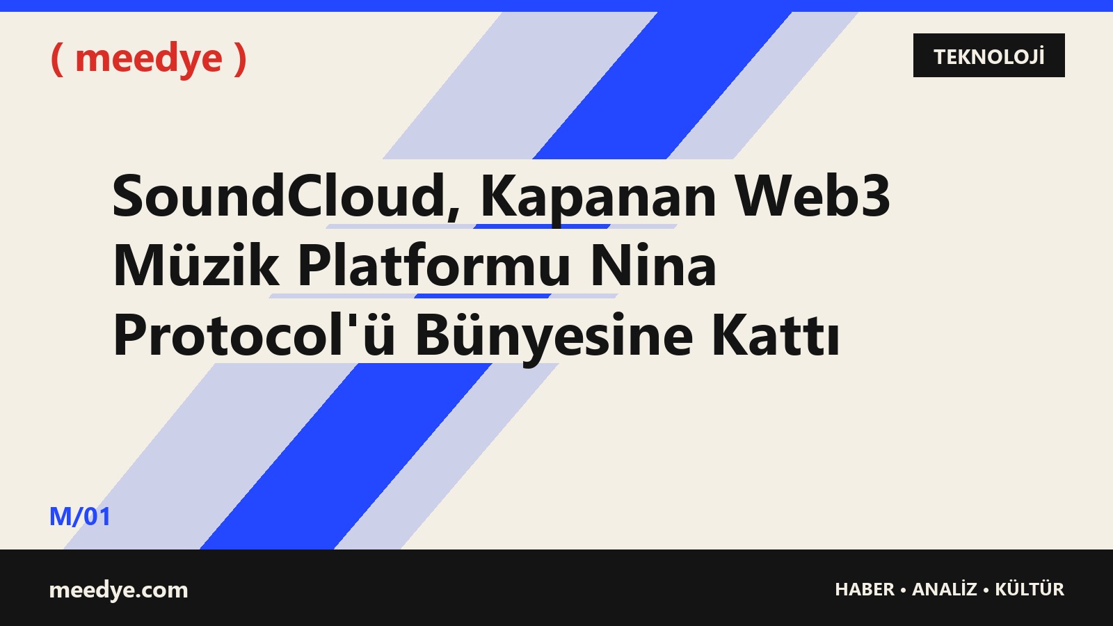 SoundCloud, Kapanan Web3 Müzik Platformu Nina Protocol'ü Bünyesine Kattı — Meedye editoryal görseli