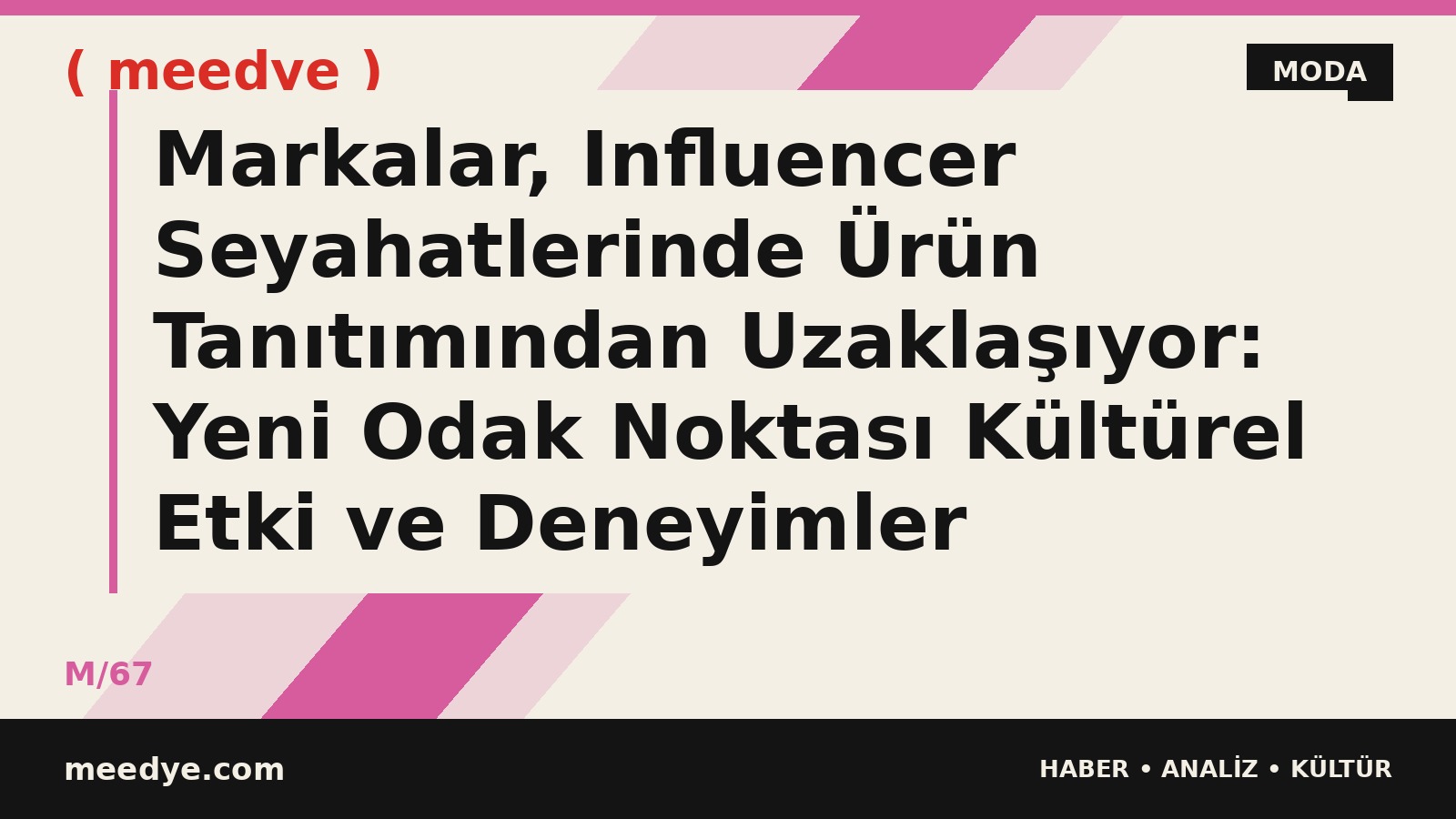 Markalar, Influencer Seyahatlerinde Ürün Tanıtımından Uzaklaşıyor: Yeni Odak Noktası Kültürel Etki ve Deneyimler — Meedye editoryal görseli