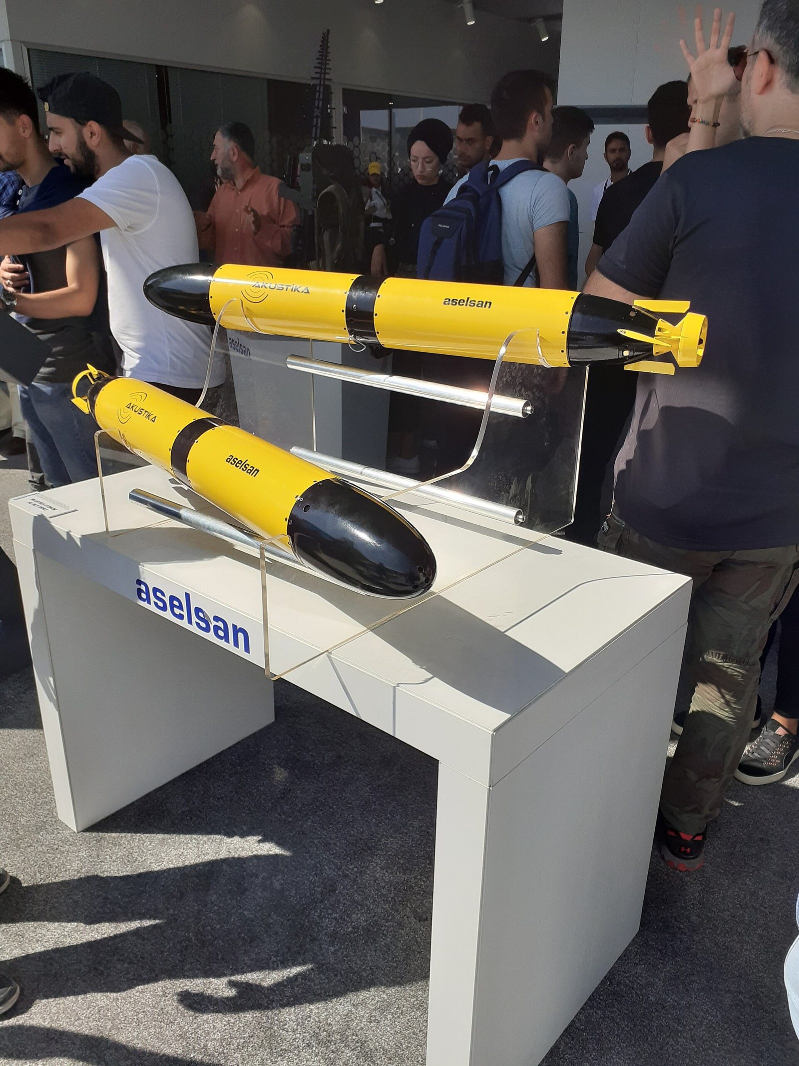 Arşiv fotoğrafı: Teknofest 2019'da sergilenen ASELSAN Akustika Otonom Su Altı Aracı.