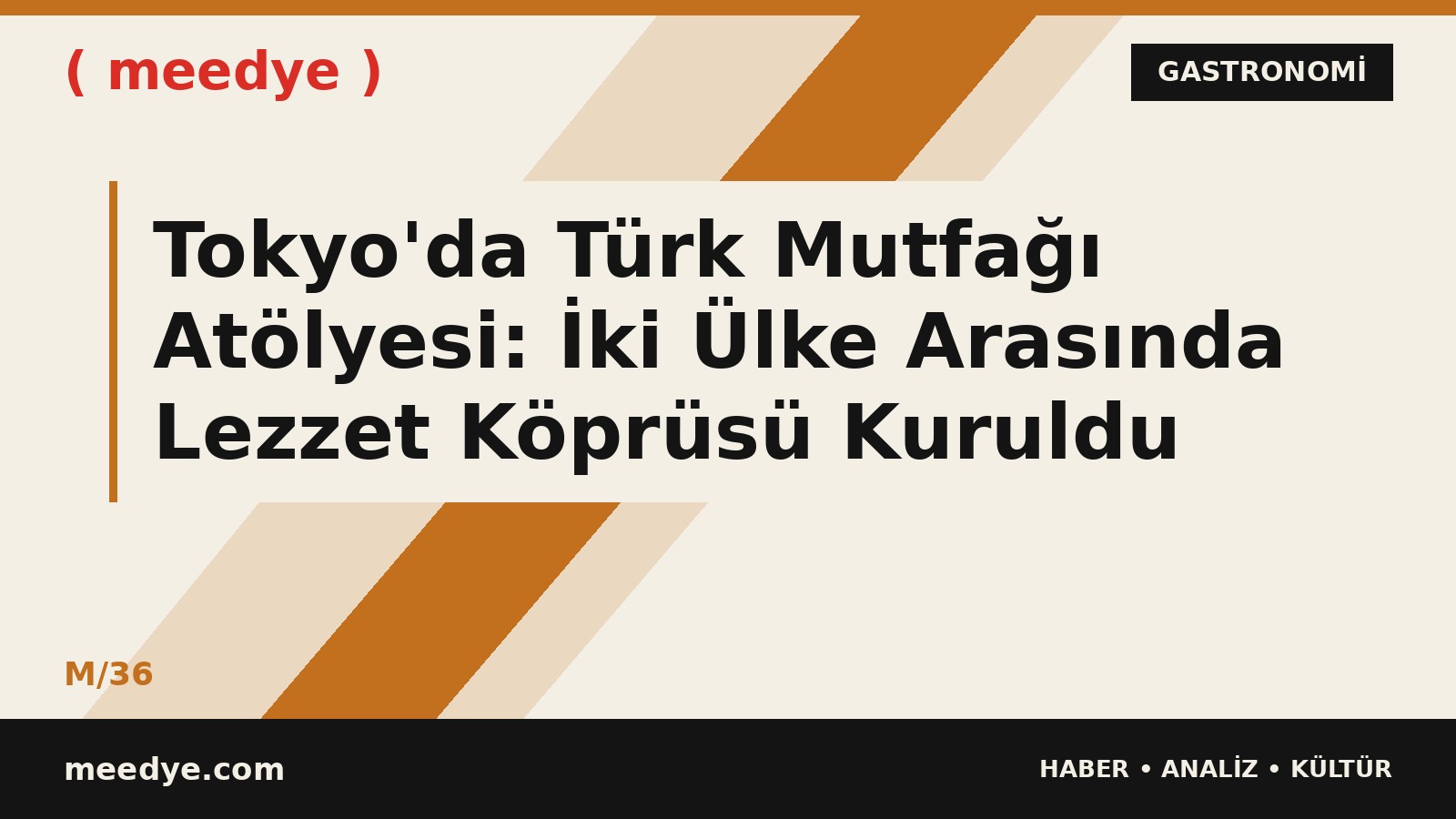 Tokyo'da Türk Mutfağı Atölyesi: İki Ülke Arasında Lezzet Köprüsü Kuruldu — Meedye editoryal görseli