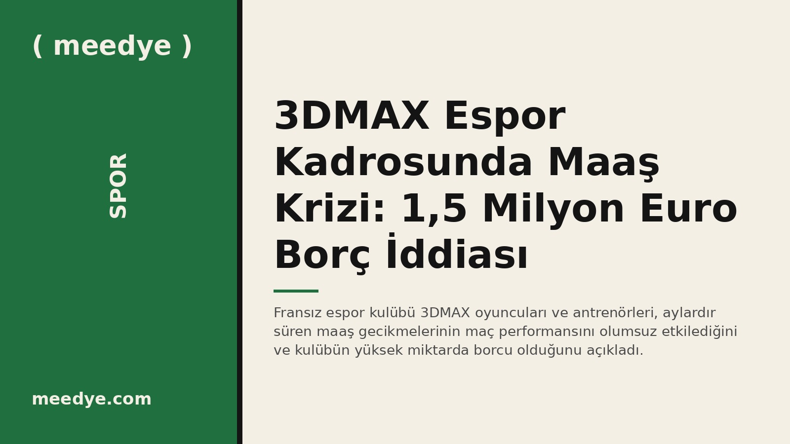 3DMAX Espor Kadrosunda Maaş Krizi: 1,5 Milyon Euro Borç İddiası — Meedye editoryal görseli