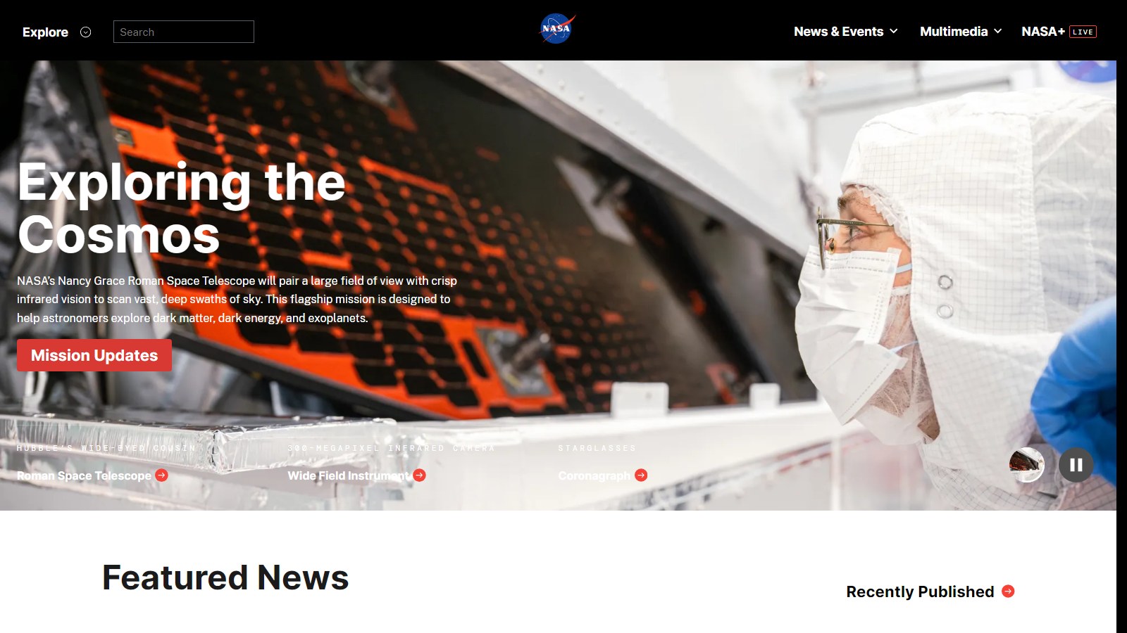 NASA, Hubble'dan 100 Kat Geniş Görüşlü Yeni Nesil Roman Uzay Teleskobuna Yakıt Doldurmaya Başladı — Meedye editoryal görseli