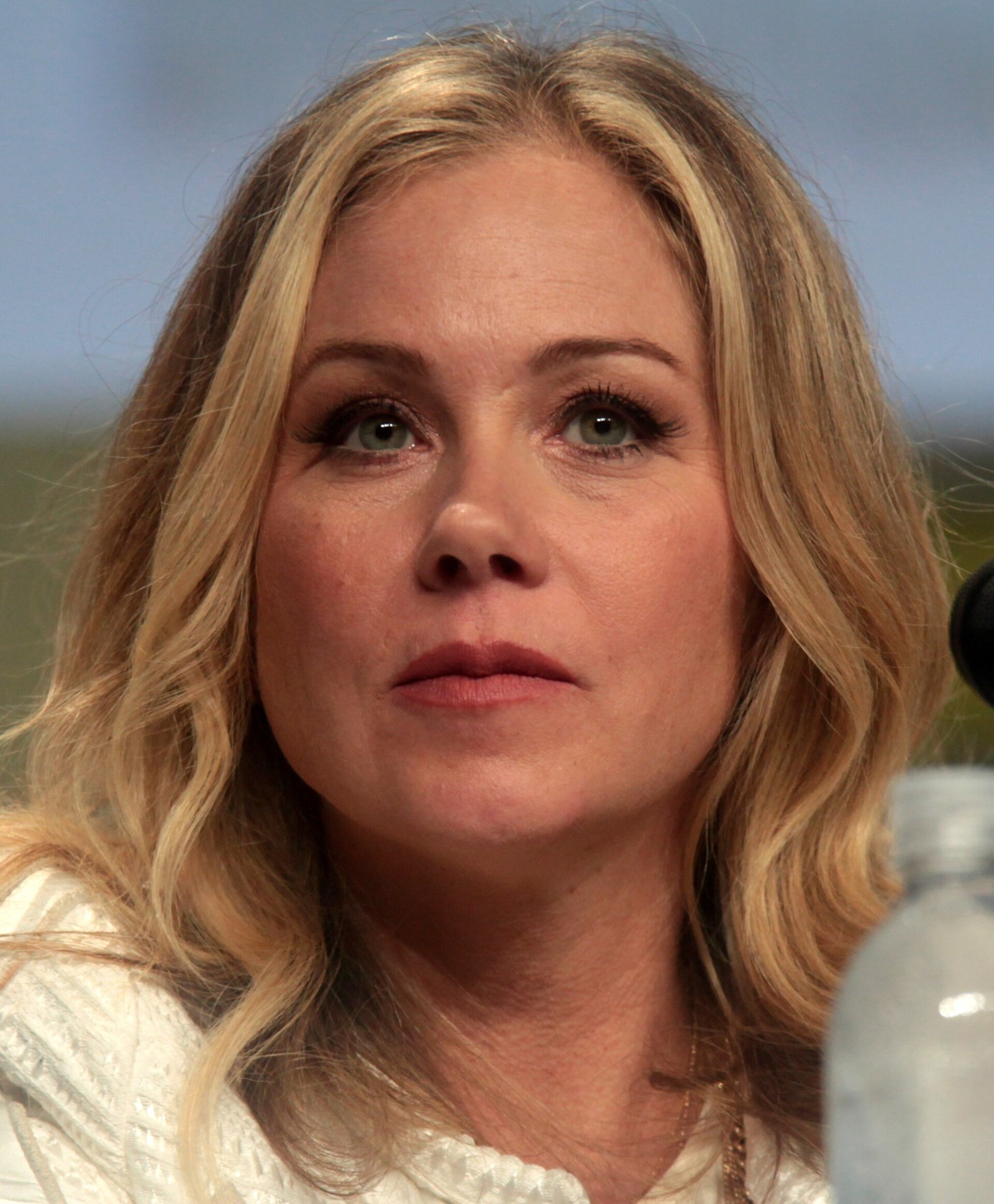Arşiv fotoğrafı: Christina Applegate, 25 Temmuz 2014'te San Diego, Kaliforniya'daki San Diego Kongre Merkezi'nde düzenlenen 2014 San Diego Comic Con International etkinliğinde \"The Book of Life\" filmi için konuşuyor.
