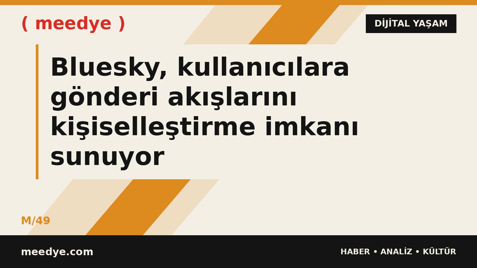 Bluesky, kullanıcılara gönderi akışlarını kişiselleştirme imkanı sunuyor — Meedye editoryal görseli